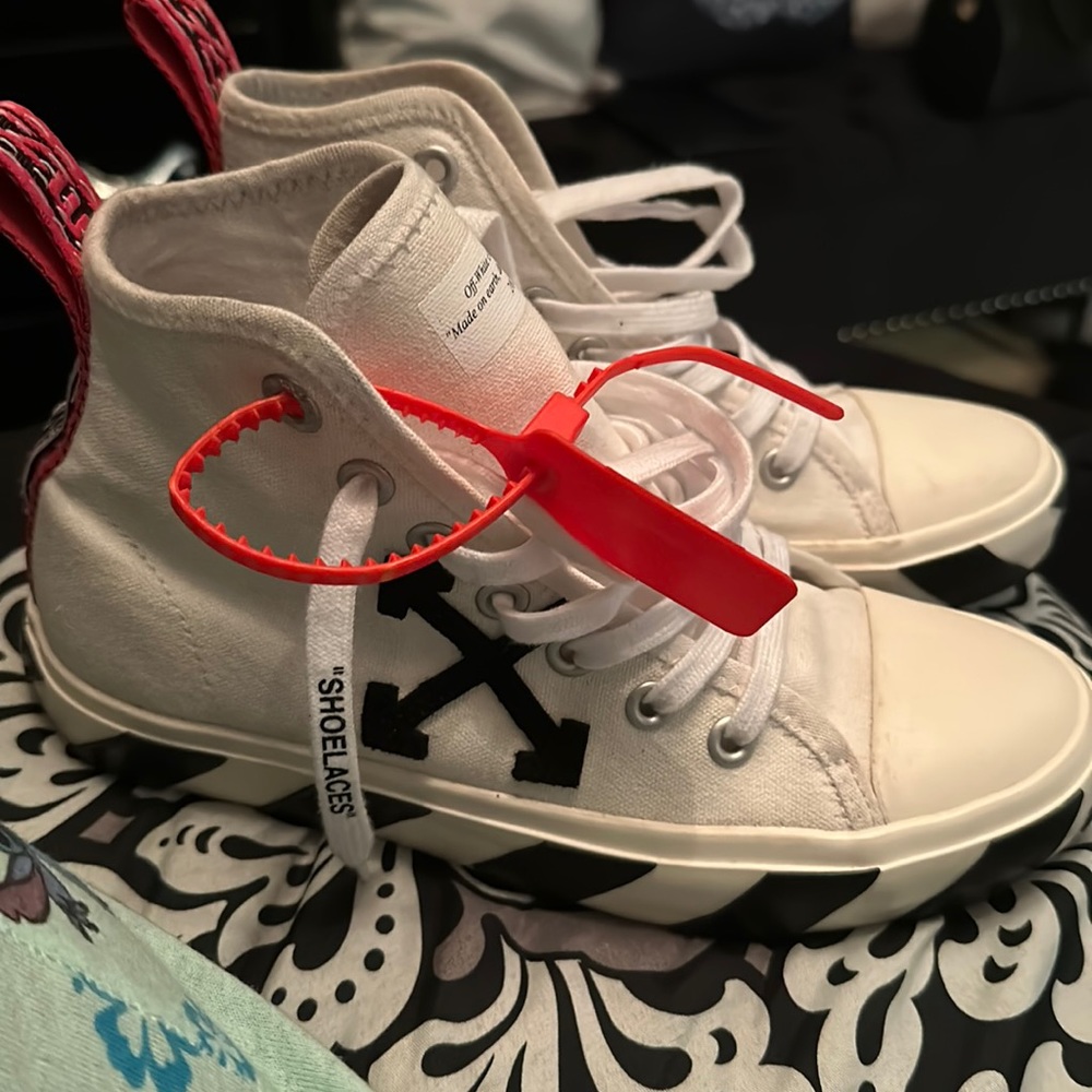 Off- white high top chucks